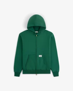 Sweat à capuche zippé entièrement délavé au soleil