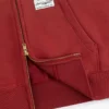 Sweat à capuche zippé entièrement délavé au soleil