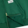 Sweat à capuche zippé entièrement délavé au soleil