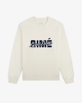 Sweat à col rond avec logo superposé