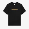 T-shirt avec logo en relief sur tissu slub