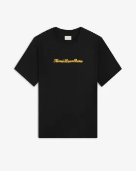 T-shirt avec logo en relief sur tissu slub