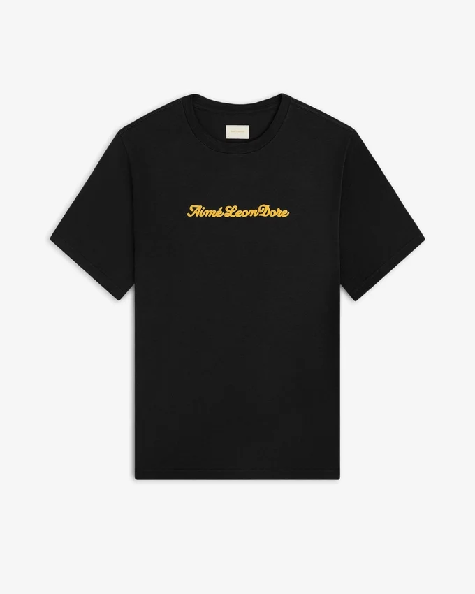 T-shirt avec logo en relief sur tissu slub
