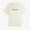 T-shirt avec logo en relief sur tissu slub