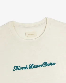 T-shirt avec logo en relief sur tissu slub