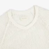T-shirt à col en V en maille