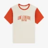 T-shirt à col rond délavé
