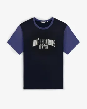 T-shirt à col rond délavé