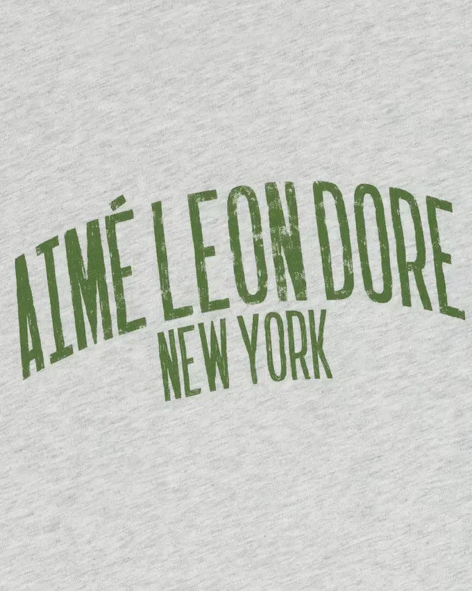 T-shirt à col rond délavé