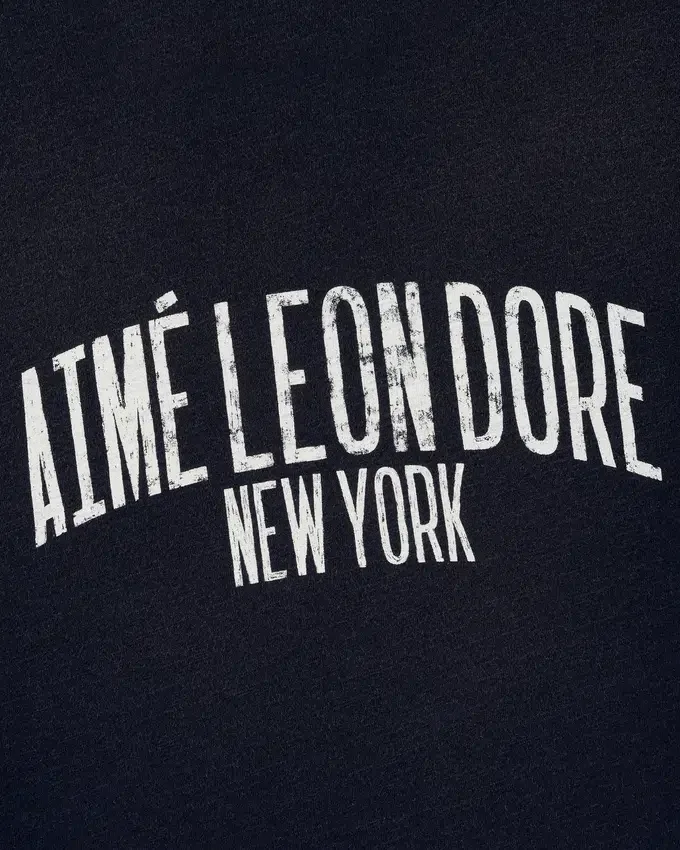 T-shirt à col rond délavé