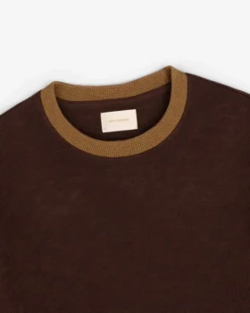 T-shirt de football à manches longues en coton flammé