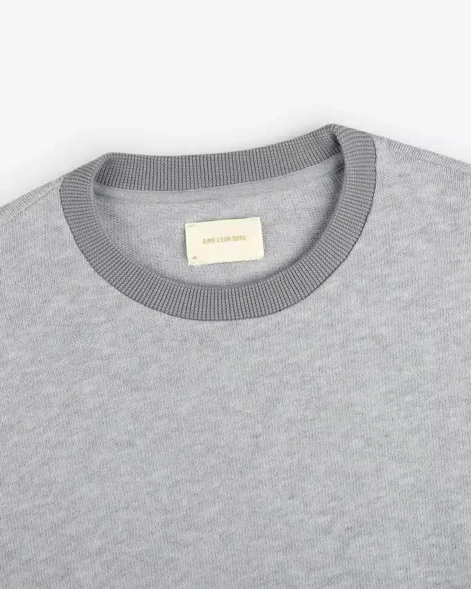 T-shirt de football à manches longues en coton flammé