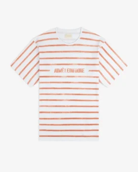 T-shirt de plage en tissu flammé