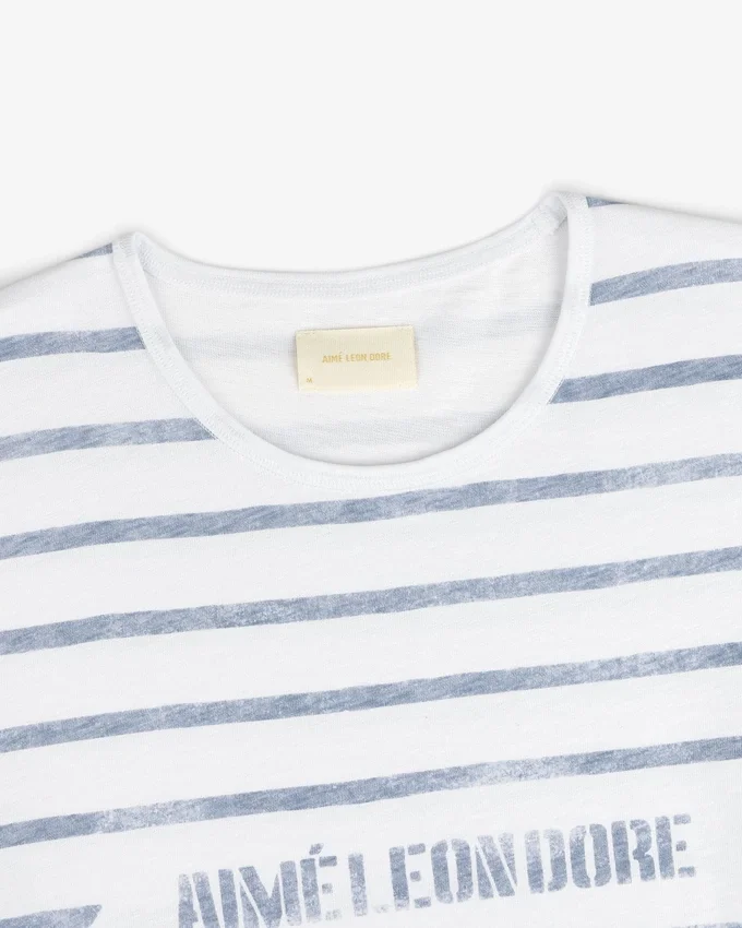 T-shirt de plage en tissu flammé