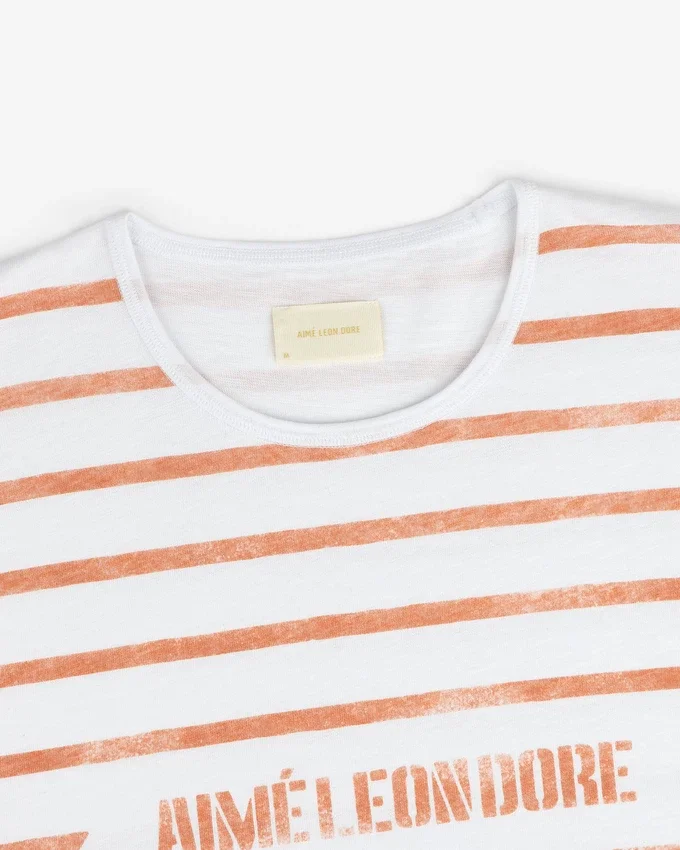 T-shirt de plage en tissu flammé