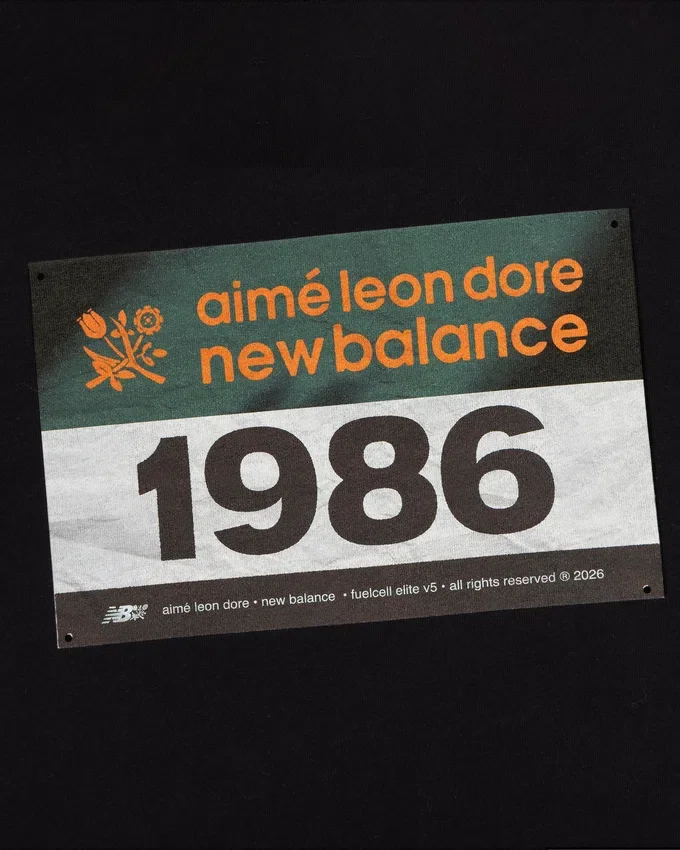 T-shirt à dossard de course ALD / New Balance