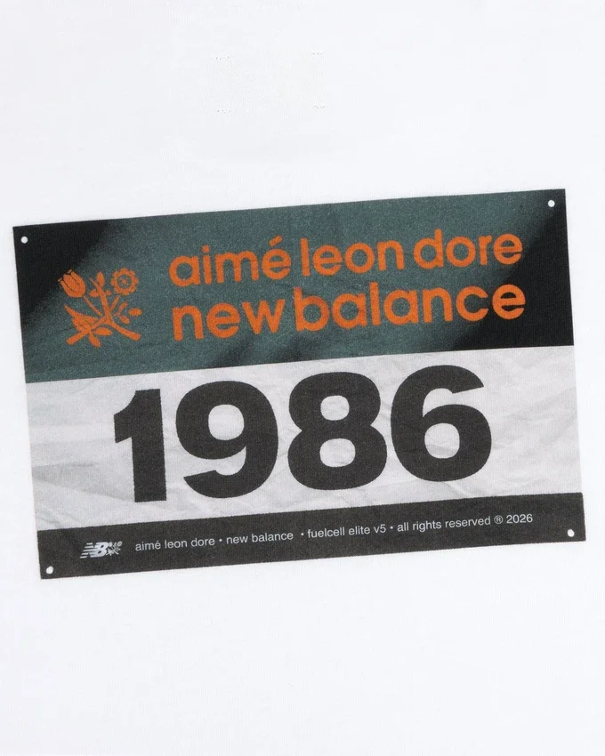 T-shirt à dossard de course ALD / New Balance