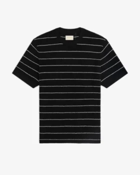 T-shirt en laine mérinos à œillets