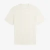 T-shirt en laine mérinos à œillets