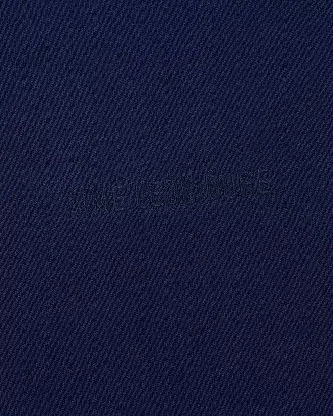 T-shirt à manches longues avec logo ton sur ton