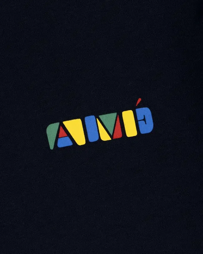 T-shirt à logos superposés