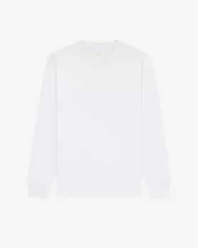 T-shirt à manches longues avec logo ton sur ton