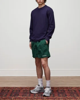 T-shirt à manches longues avec logo ton sur ton
