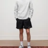 T-shirt à manches longues avec logo ton sur ton
