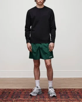 T-shirt à manches longues avec logo ton sur ton