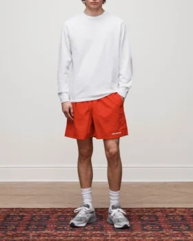 T-shirt à manches longues avec logo ton sur ton