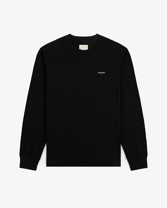 T-shirt à manches longues avec micro-logo