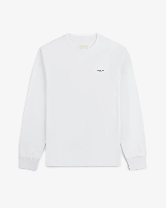 T-shirt à manches longues avec micro-logo