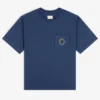 T-shirt à poche avec écusson botanique