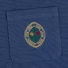 T-shirt à poche avec écusson botanique