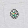 T-shirt à poche avec écusson botanique