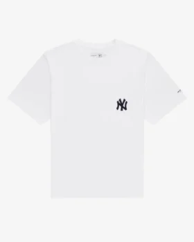 T-shirt à poche « Yankees » brodé au point de chaînette
