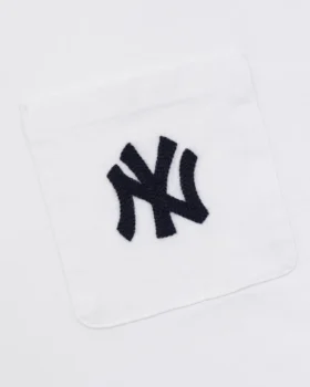 T-shirt à poche « Yankees » brodé au point de chaînette