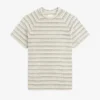 T-shirt à rayures jacquard