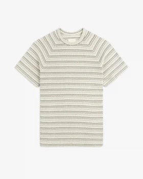 T-shirt à rayures jacquard