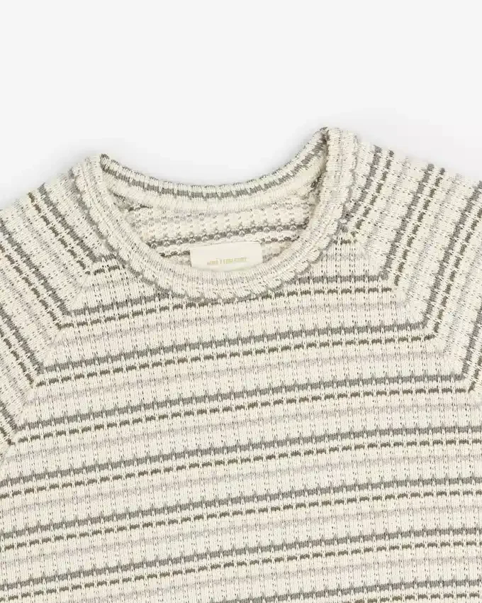 T-shirt à rayures jacquard