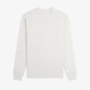 T-shirt thermique à manches longues en tissu gaufré