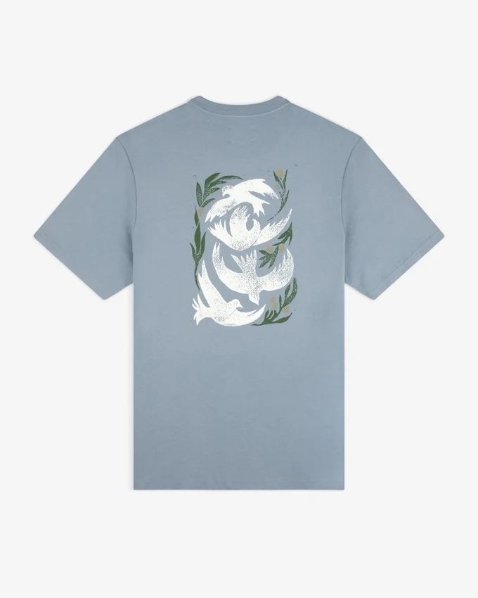 T-shirt « Woodblock Dove »