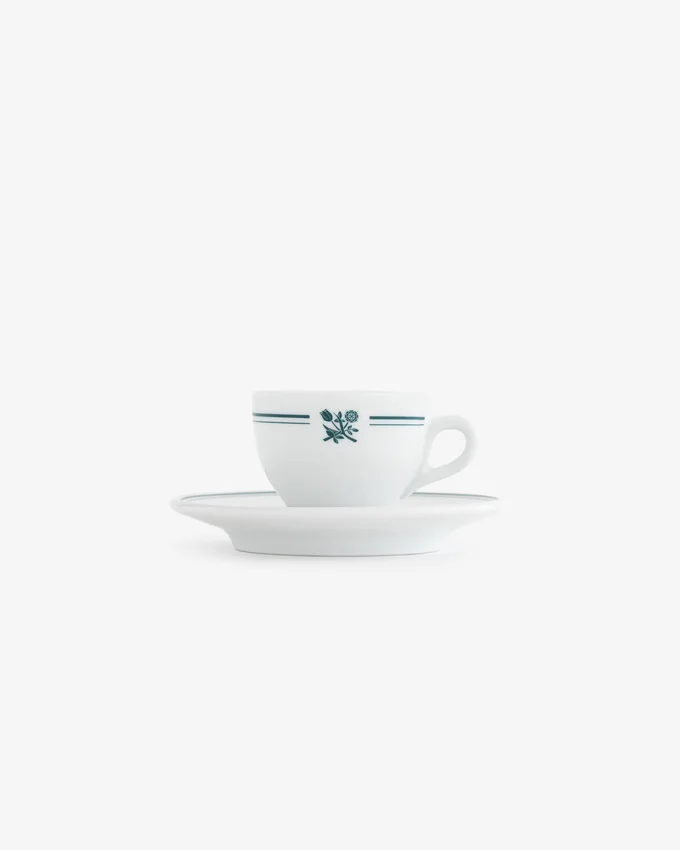 Tasse à expresso et soucoupe Café Leon Dore (lot de 6)