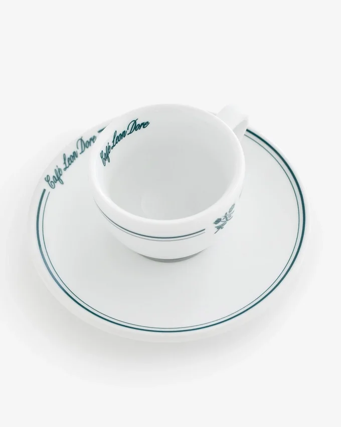 Tasse à expresso et soucoupe Café Leon Dore (lot de 6)