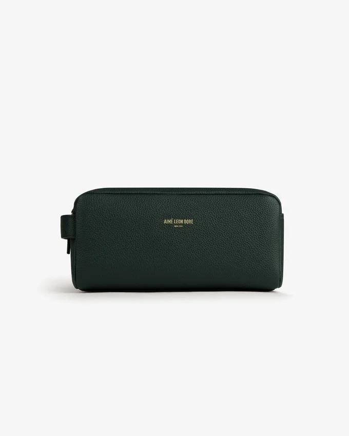 Trousse de voyage en cuir