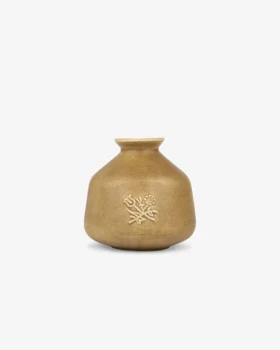 Vase à boutons artisanal Queens Crest