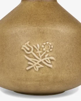 Vase à boutons artisanal Queens Crest