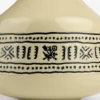 Vase à boutons à motif textile
