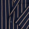 Veste à col châle en jacquard rayé